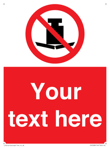 Custom No Heavy Loads Sign